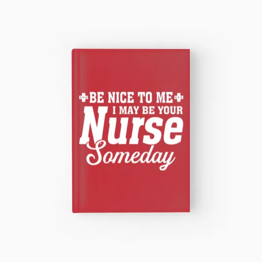 Discover Nurse Vintage RN Nurse Week Appreciation Graduatio Hardcover Journal