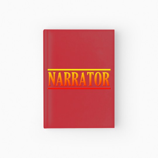 Discover Colorful Narrator Hardcover Journal