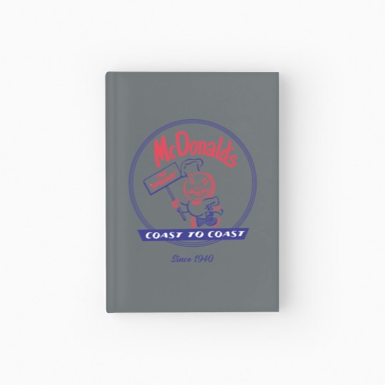 Discover McDonald vintage speedee coast to coast Hardcover Journal