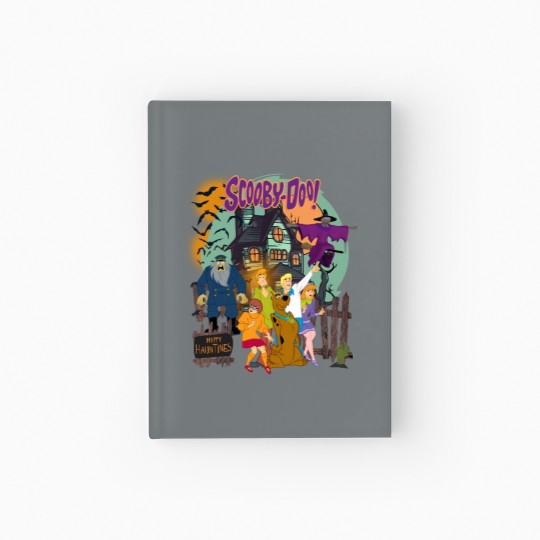 Discover Vintage Spooky Scooby-Doo Hardcover Journal: Haunted House