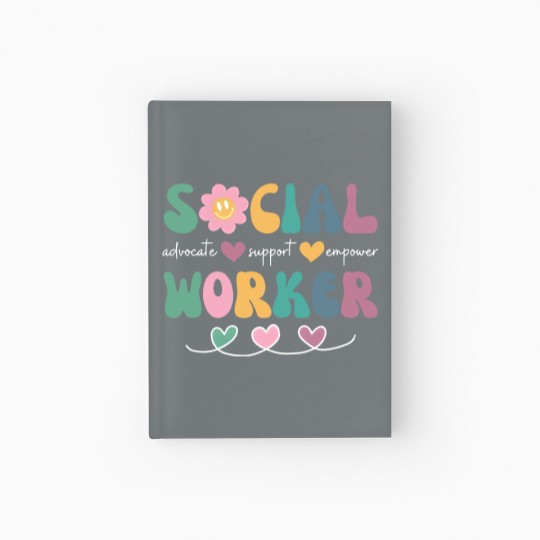 Discover Social Worker Graduation Hardcover Journal