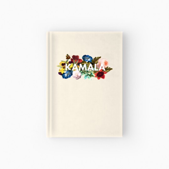 Discover Kamala Harris Vintage Floral Feminine First Female President Hardcover Journal