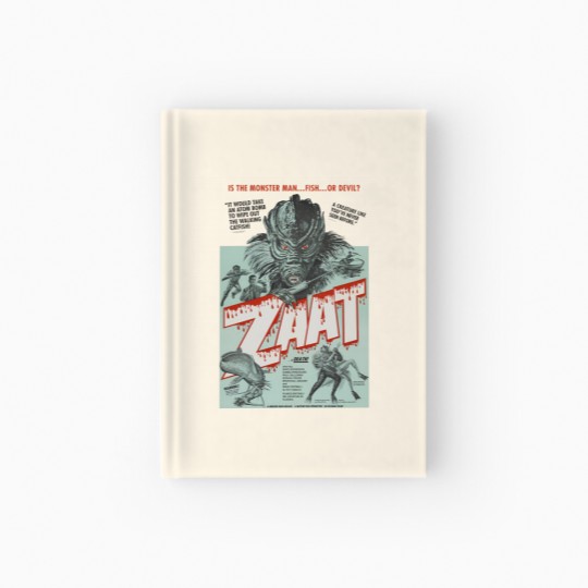 Discover Zaat movie moster Hardcover Journal