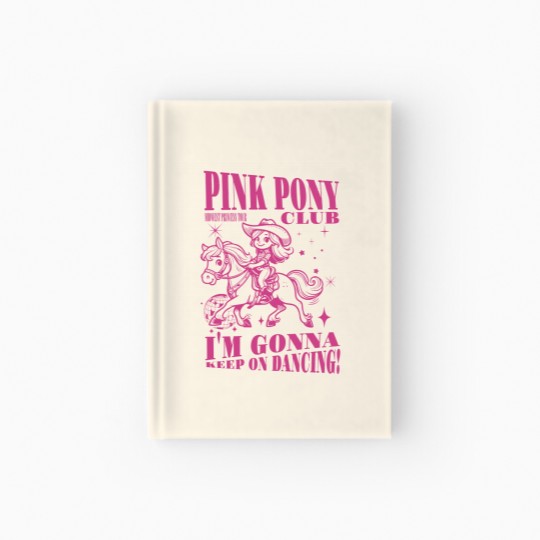 Discover Pink Pony Club Kid Hardcover Journal, Chappell Roan Youth Hardcover Journal, Midwest Princess Tour