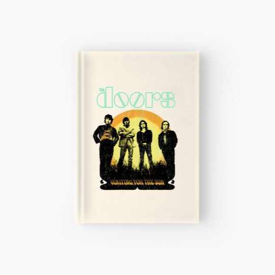 Discover The Doors Waiting for the Sun Jim Morrison Grey Licensed Hardcover Journal Hardcover Journal Men