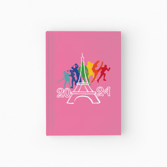 Discover 2024 Olympics Hardcover Journal, Olympics Merch Hardcover Journal