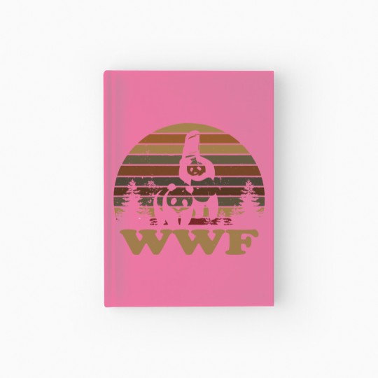 Discover VINTAGE - WWF Panda Jiu-Jitsu - Vintage - Hardcover Journal