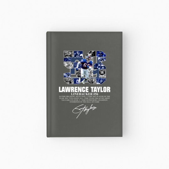Discover Lawrence Taylor Hardcover Journal