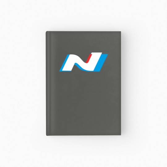 Discover Hyundai N Logo Hardcover Journal