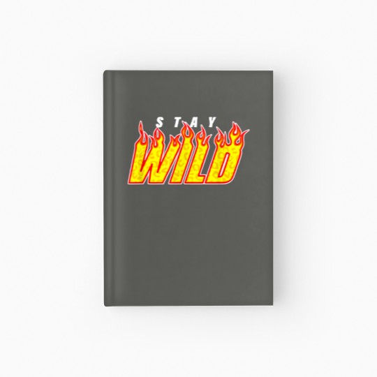 Discover Stay Wild Merch Ben Azelart Red  Hardcover Journal