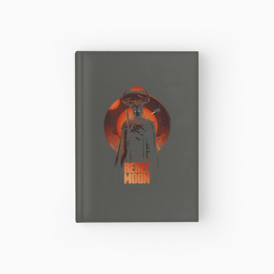 Discover rebel moon red galactic jimmy celestial silhouette poster premium t Hardcover Journal