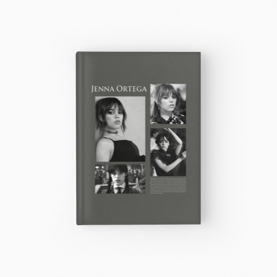 Discover Jenna Ortega Hardcover Journal, Gift for Women And Men