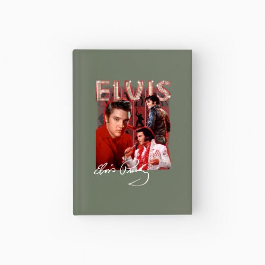 Discover Elvis Presley Hardcover Journal - Elvis Inspired Stationery