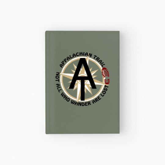 Discover at appalachian trail logo t Hardcover Journal