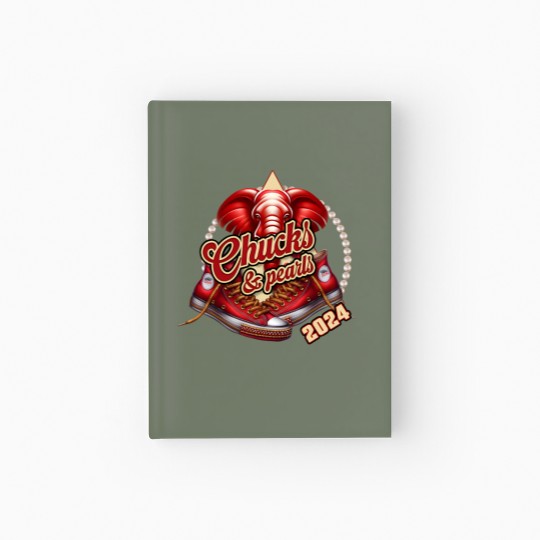Discover Delta Chucks and Pearls Hardcover Journal