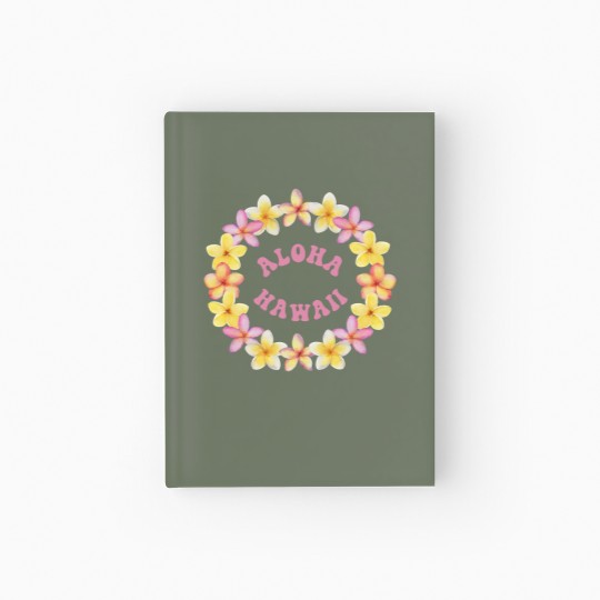Discover Plumeria Lei Hardcover Journal