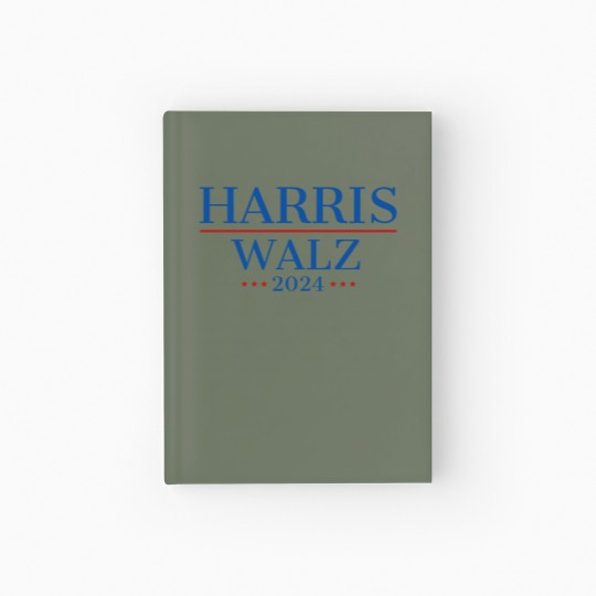 Discover Harris Walz Hardcover Journal 2024