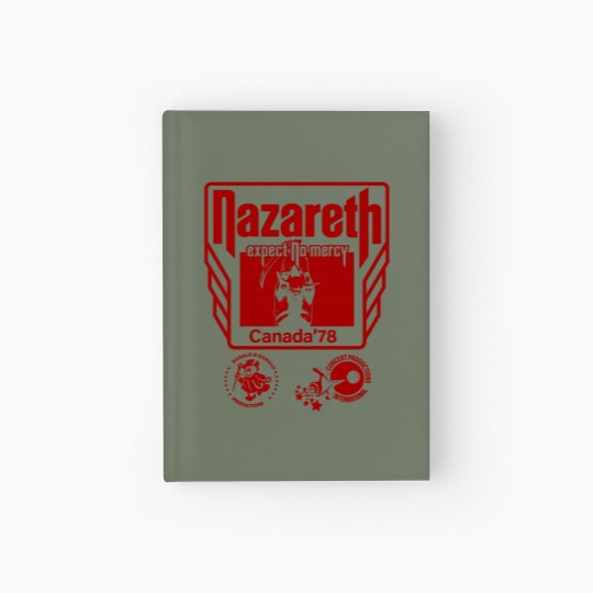 Discover Vintage 1978 Nazareth Expect No Mercy tour concert Hardcover Journal