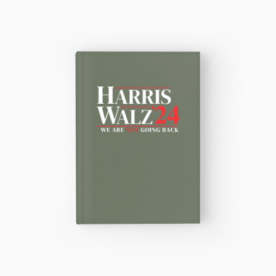 Discover 2024 Hardcover Journal for Harris Walz