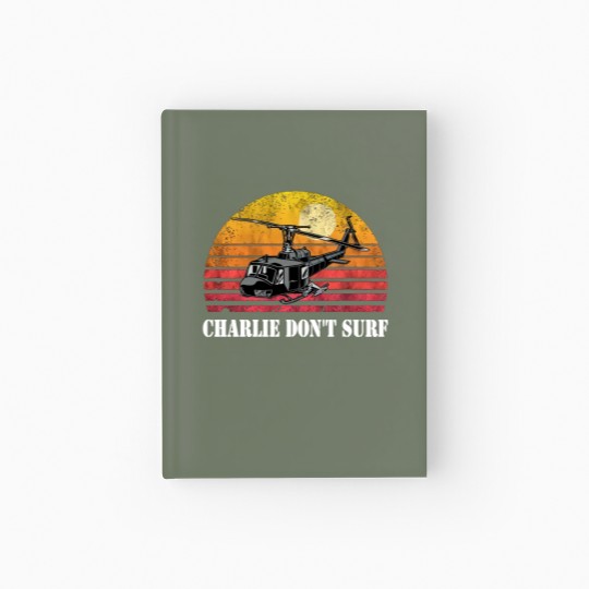 Discover Charlie Don't Surf Funny Hardcover Journal