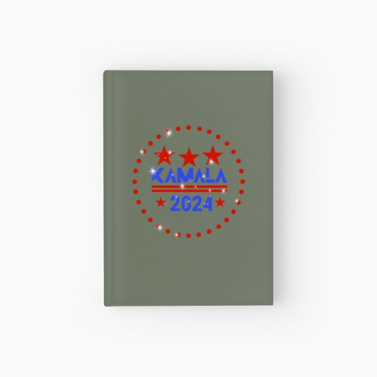 Discover Kamala Harris Rhinestone Hardcover Journal 2024