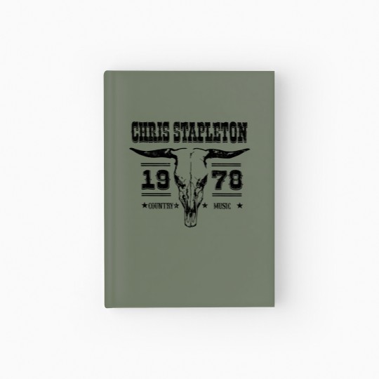 Discover Chris Stapleton ESTD 1978 Hardcover Journal, Chris Stapleton Bullhead