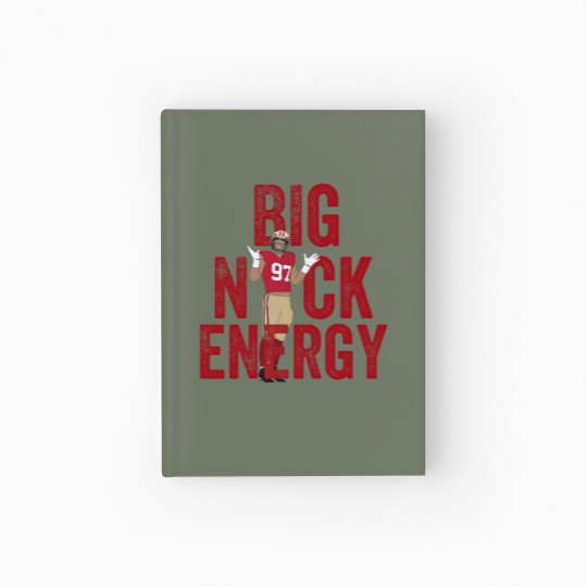 Discover Vintage Nick Bosa Hardcover Journal - Big Nick Energy Edition