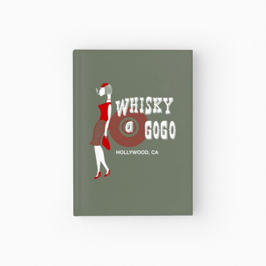 Discover Rare Whiskey A Go Go 80s Hollywood Calif ornia Rock and Roll Hardcover Journal