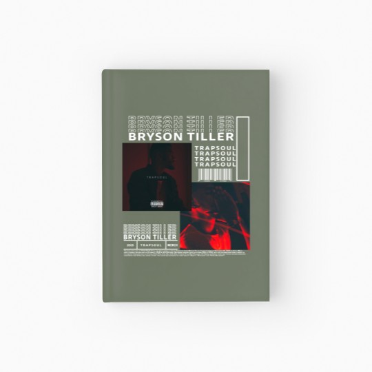 Discover Bryson Tiller Music Album Hardcover Journal, Merch Vintage Trapsoul For Lovers Rapper Hardcover Journal