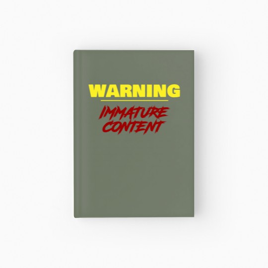Discover Warning Hardcover Journal
