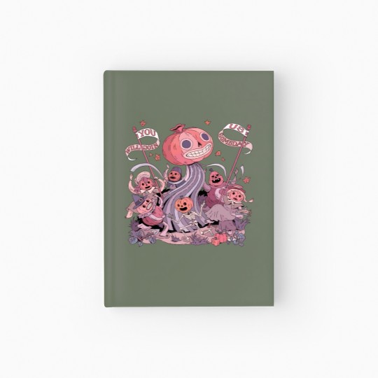 Discover Over The Garden Wall Hardcover Journal, Vintage Pottsfield Halloween Pumpkin Hardcover Journal