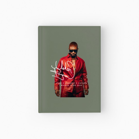 Discover Usher Hardcover Journal - Past Present Future Tour