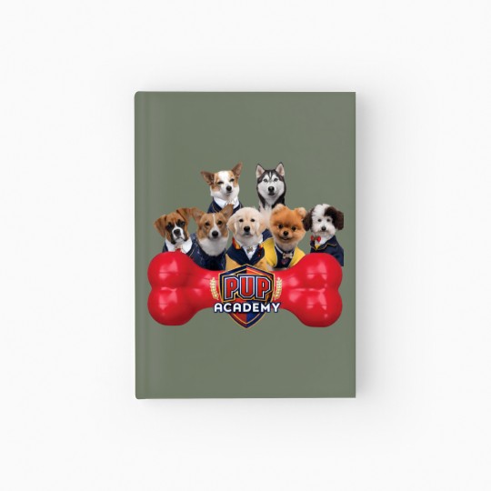 Discover Pup Academy Show Hardcover Journal
