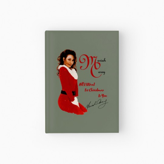 Discover Mariah Carey Christmas Hardcover Journal, Mariah Carey Xmas