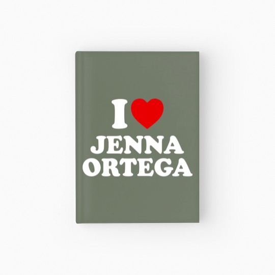 Discover i love jenna ortega Hardcover Journal
