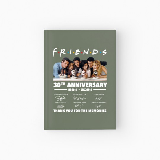 Discover Friends 30th Anniversary 1994 - 2024 Thank You Hardcover Journal