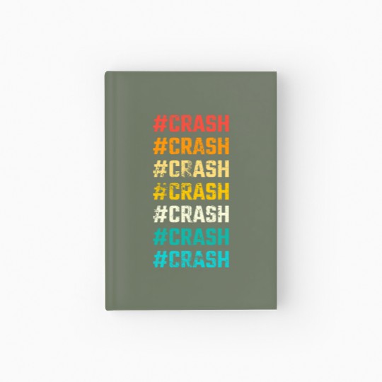 Discover Hashtag Crash Crash Hardcover Journal