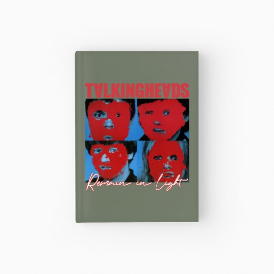 Discover Vintage Talking Heads Remain in Light Hardcover Journal - Talking Heads Hardcover Journal