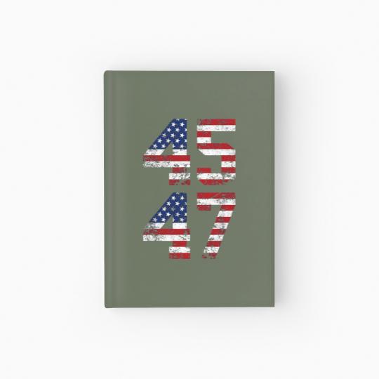 Discover Trump 2024 Hardcover Journal - Supporter Gift