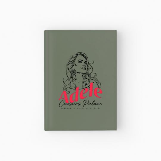 Discover Adele 2024 Tour Hardcover Journal, Adele Merch Hardcover Journal