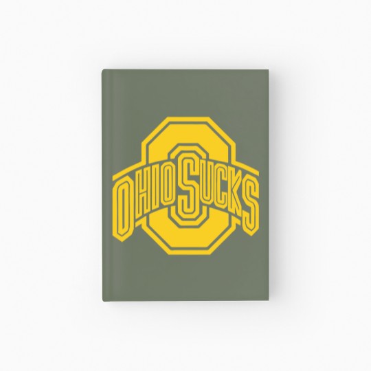Discover Ohio Sucks Hardcover Journal for Michigan Wolverine fans