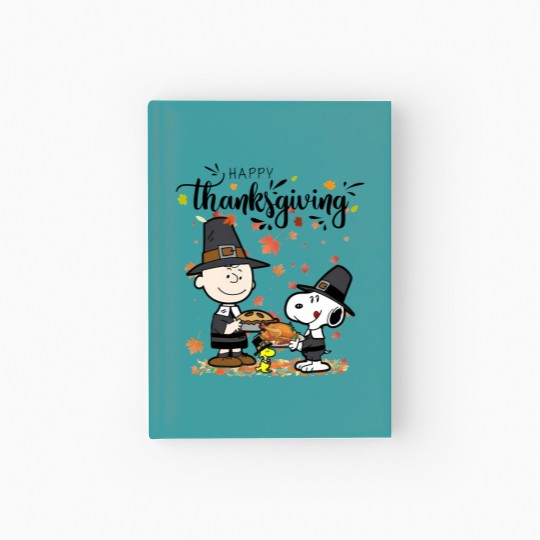 Discover Snoopy Thanksgiving Hardcover Journal