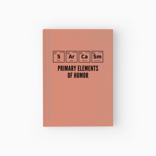 Discover Sarcasm Hardcover Journal