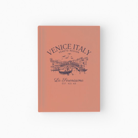 Discover Venice Italy Hardcover Journal