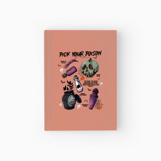 Discover Pick Your Poison Hardcover Journal