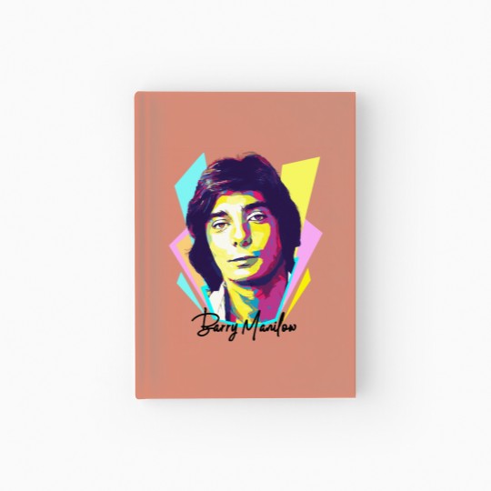 Discover Wpap Pop Art Baraaary Manilow Hardcover Journal