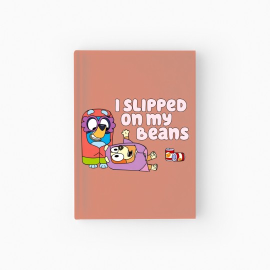 Discover BlueyDad Dog and Bingo Hardcover Journal - I Slipped On My Beans Collection