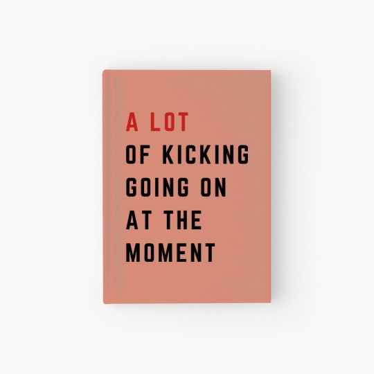 Discover Funny Maternity Hardcover Journal - A Lot Going On at the Moment