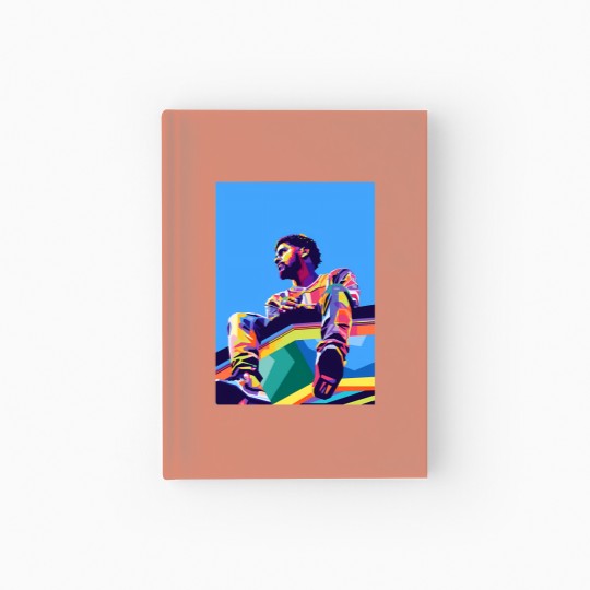 Discover J Cole Wpap Pop Art - J Cole - Hardcover Journal