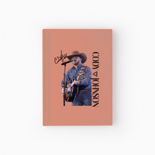 Discover Cody Johnsonn Singer Hardcover Journal Gift For Fans Hardcover Journal